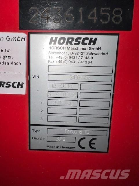 Horsch Focus 6 TD Perforatoare