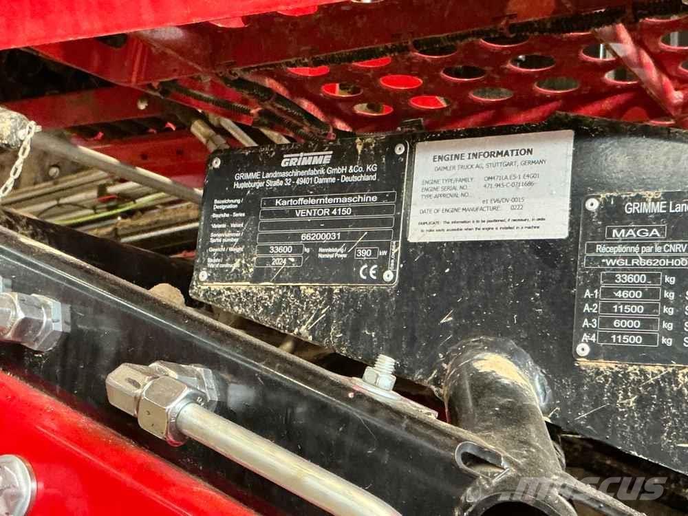 Grimme VENTOR 4150 Recoltatoare de cartofi