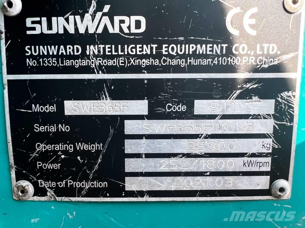 Sunward 365f Excavatoare pe șenile
