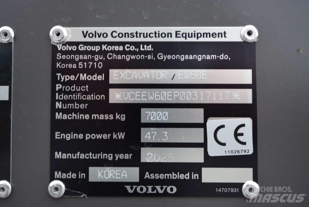 Volvo EW 60 E Mini excavatoare < 7t