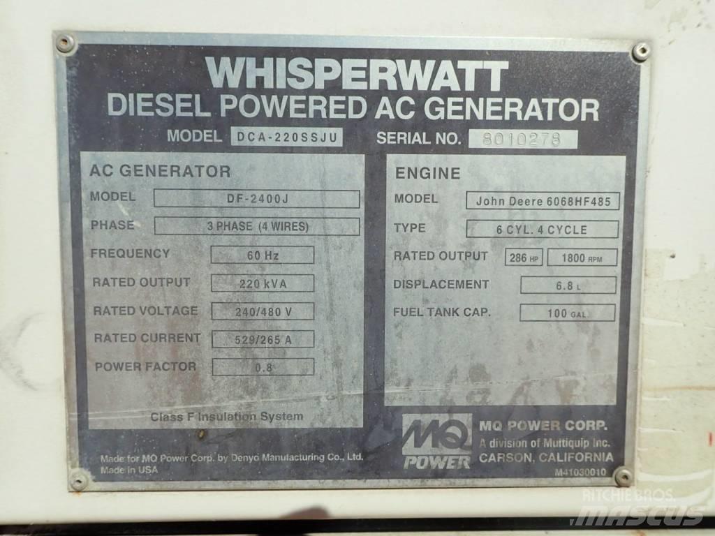 MultiQuip DCA220SSJU Generatoare Diesel