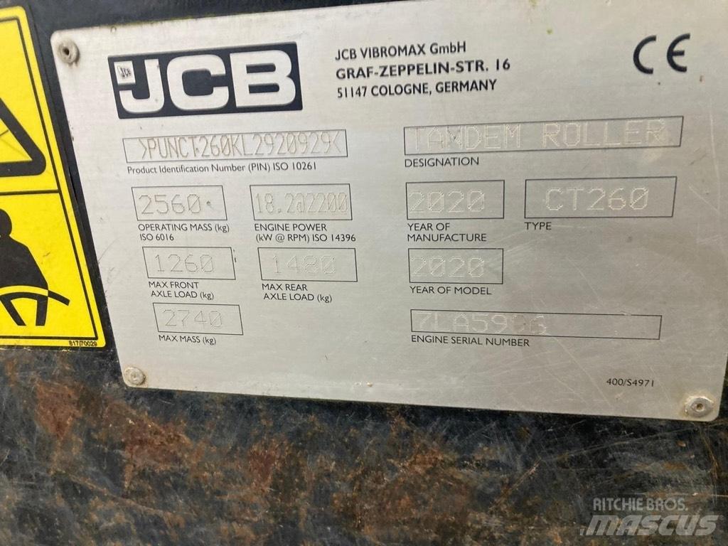 JCB CT 260-120 Cilindri compactori dubli