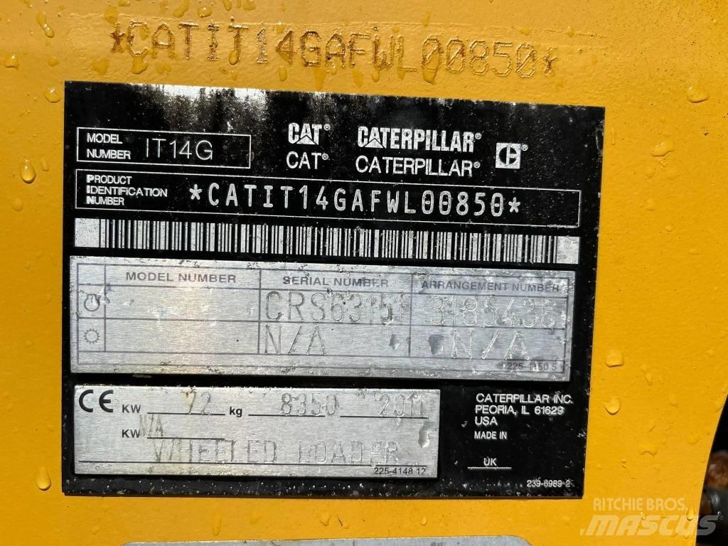 CAT IT 14 G Incarcator pe pneuri