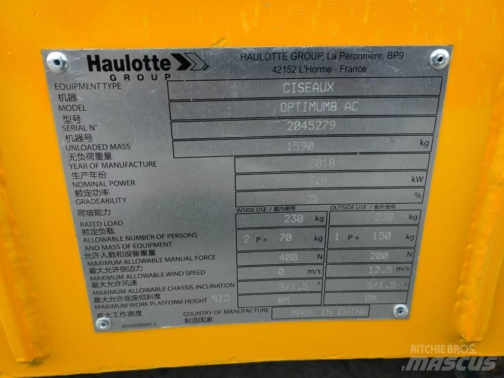 Haulotte OPTIMUM 8 Platforme foarfeca