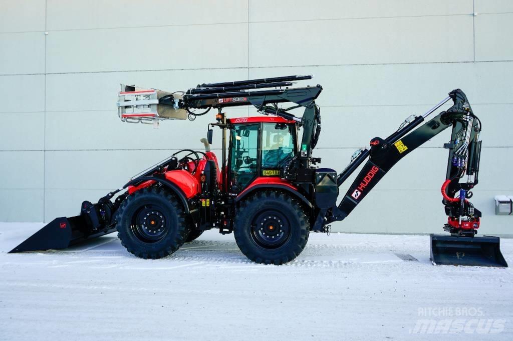 Huddig 1370 CABLE Buldoexcavatoare