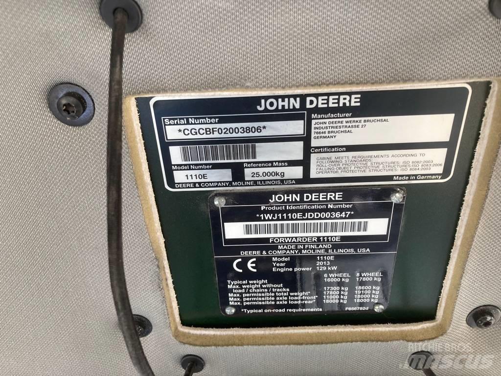 John Deere 1110E Transportoare