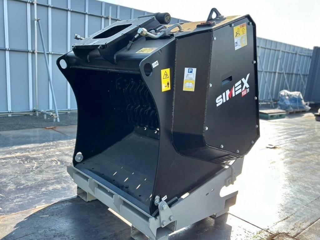 Simex VSE20 cupa de excavat cu cernere