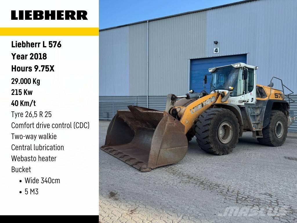Liebherr L576 Incarcator pe pneuri