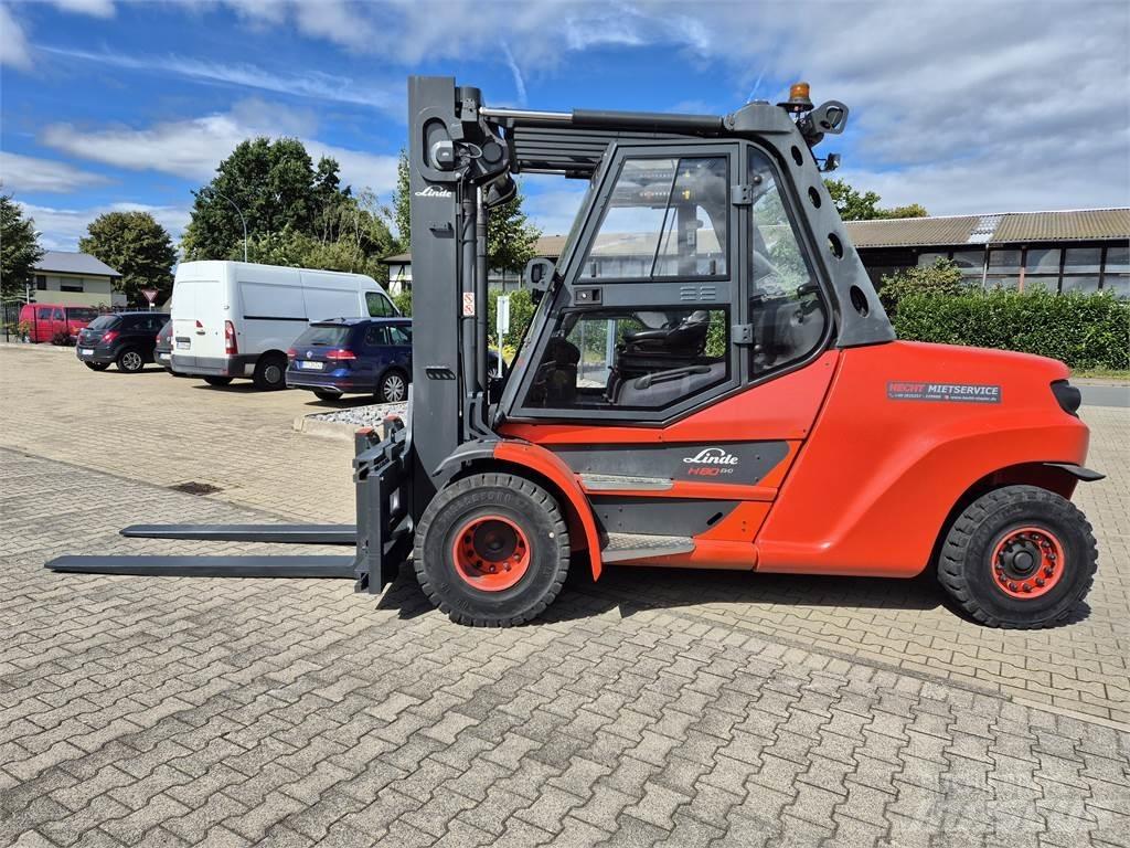 Linde H80D-03/1100 Stivuitor diesel