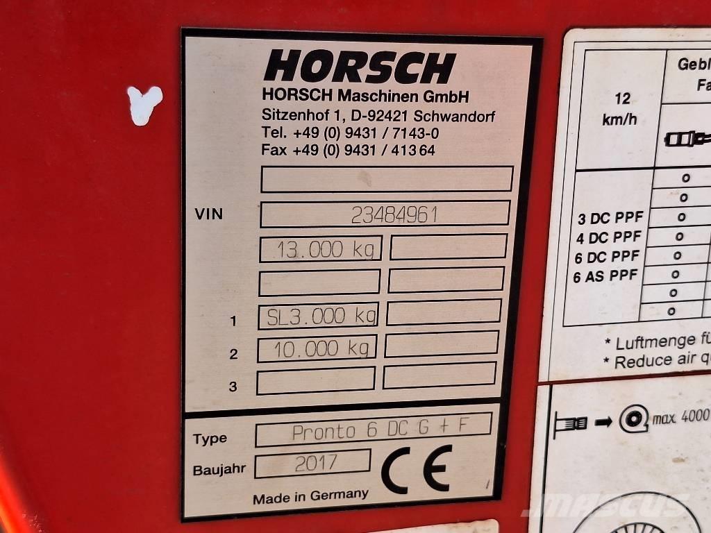 Horsch Pronto 6 DC Perforatoare