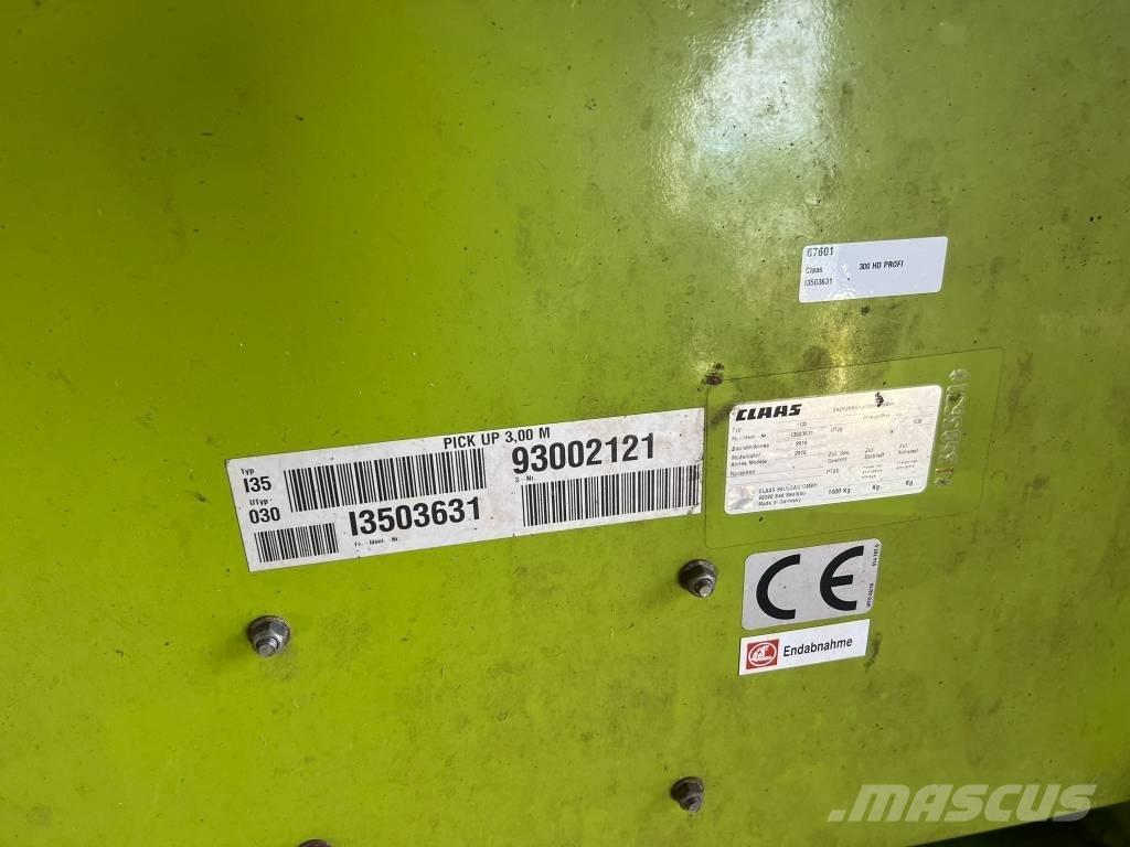 CLAAS PU 300 HD Alte echipamente pentru nutret