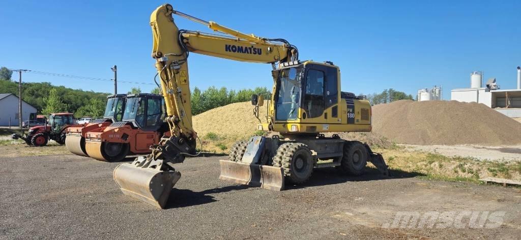 Komatsu PW 180-7EO Excavatoare cu roti
