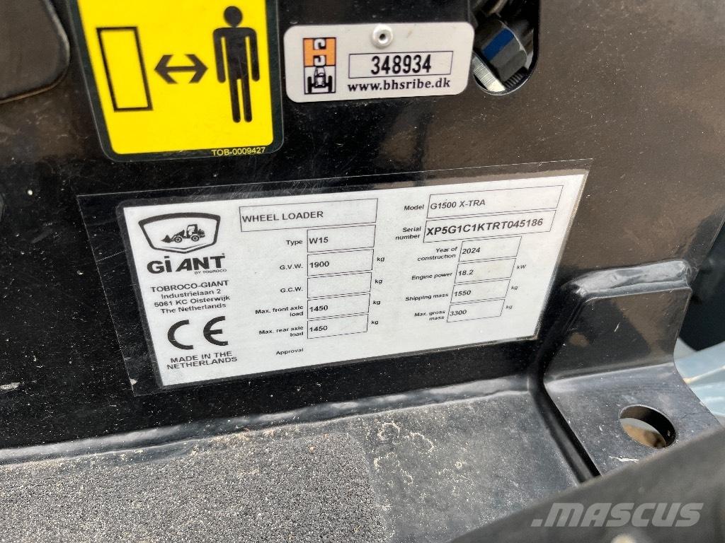 GiANT G 1500 X-tra Incarcator pe pneuri
