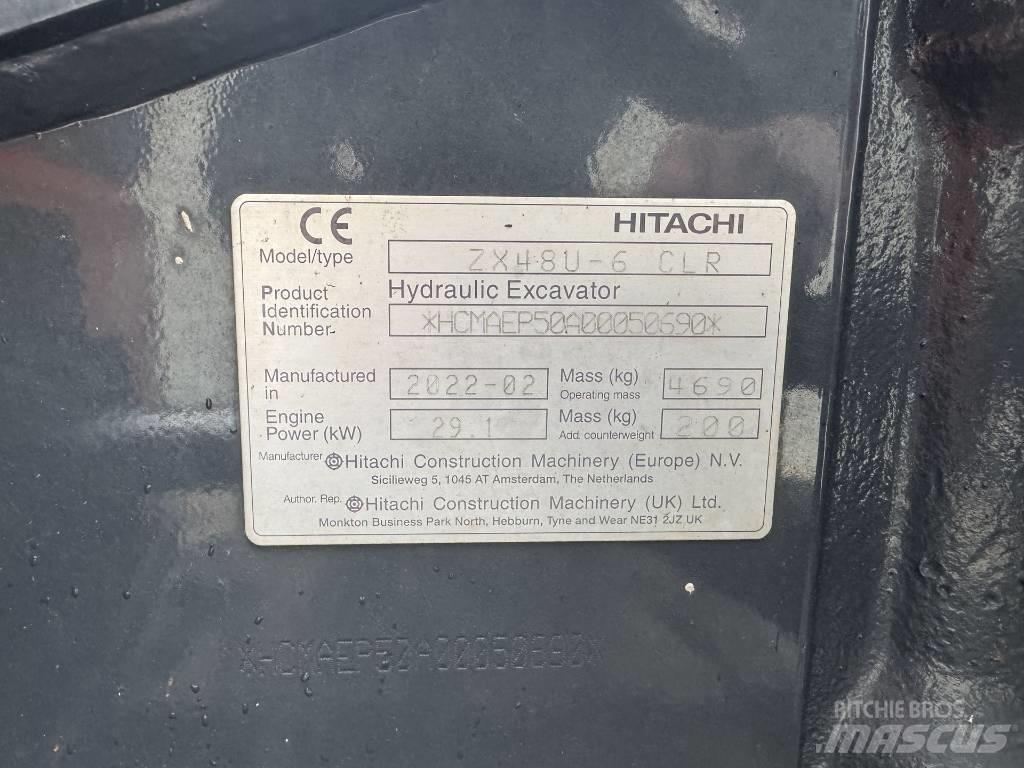 Hitachi ZX 48 U-6 Mini excavatoare < 7t