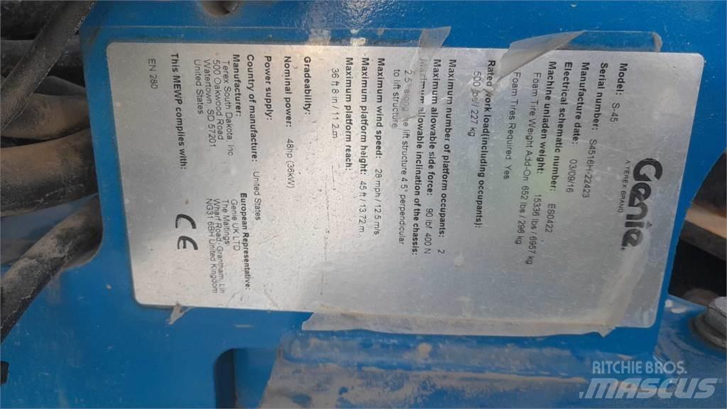 Genie S45 Nacele cu brat telescopic