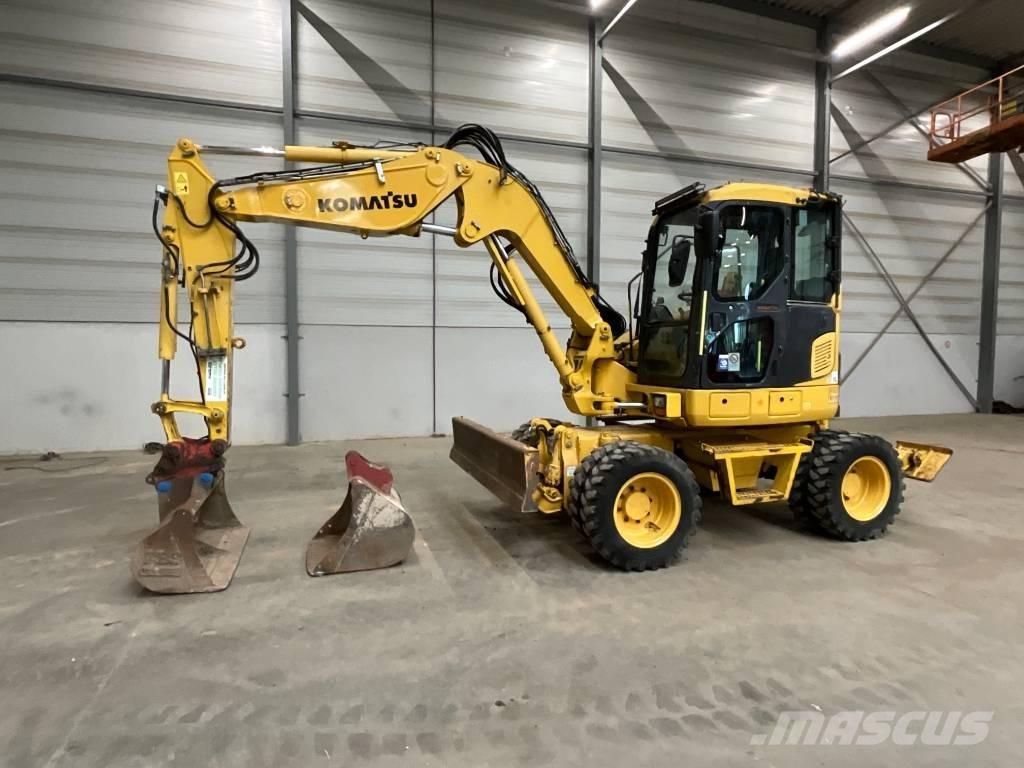 Komatsu PW 98 MR-8 Excavatoare cu roti