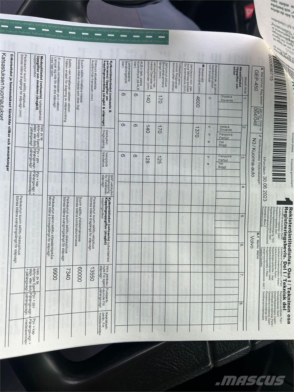 Volvo FH12 6X2 Camioane Demontabile