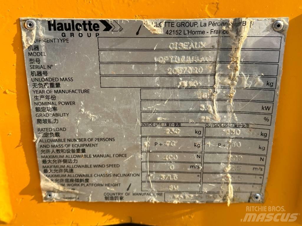 Haulotte OPTIMUM 8 Platforme foarfeca
