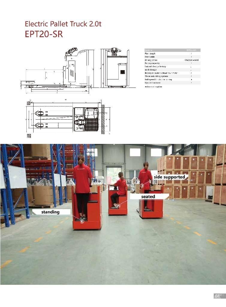 EP EPT20-SR Transpaleta cu platforma