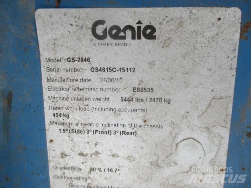 Genie GS 2646 Platforme foarfeca