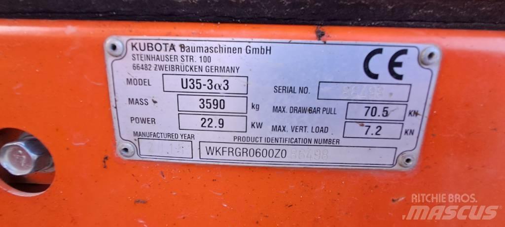 Kubota U35-3A3 Mini excavatoare < 7t