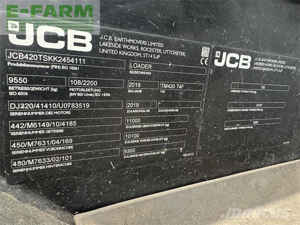 JCB tm 420 Manipulatoare agricole