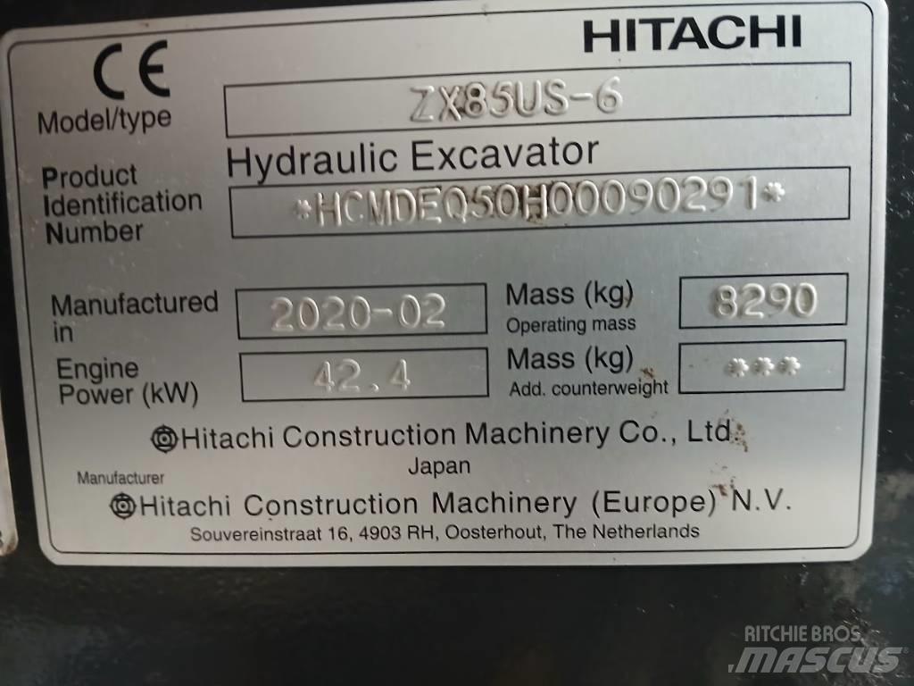 Hitachi ZX 85 US-6 Excavatoare 7t - 12t