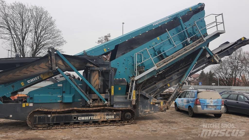PowerScreen 2100 Dispozitive mobile de cernut