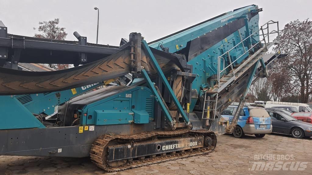 PowerScreen 2100 Dispozitive mobile de cernut