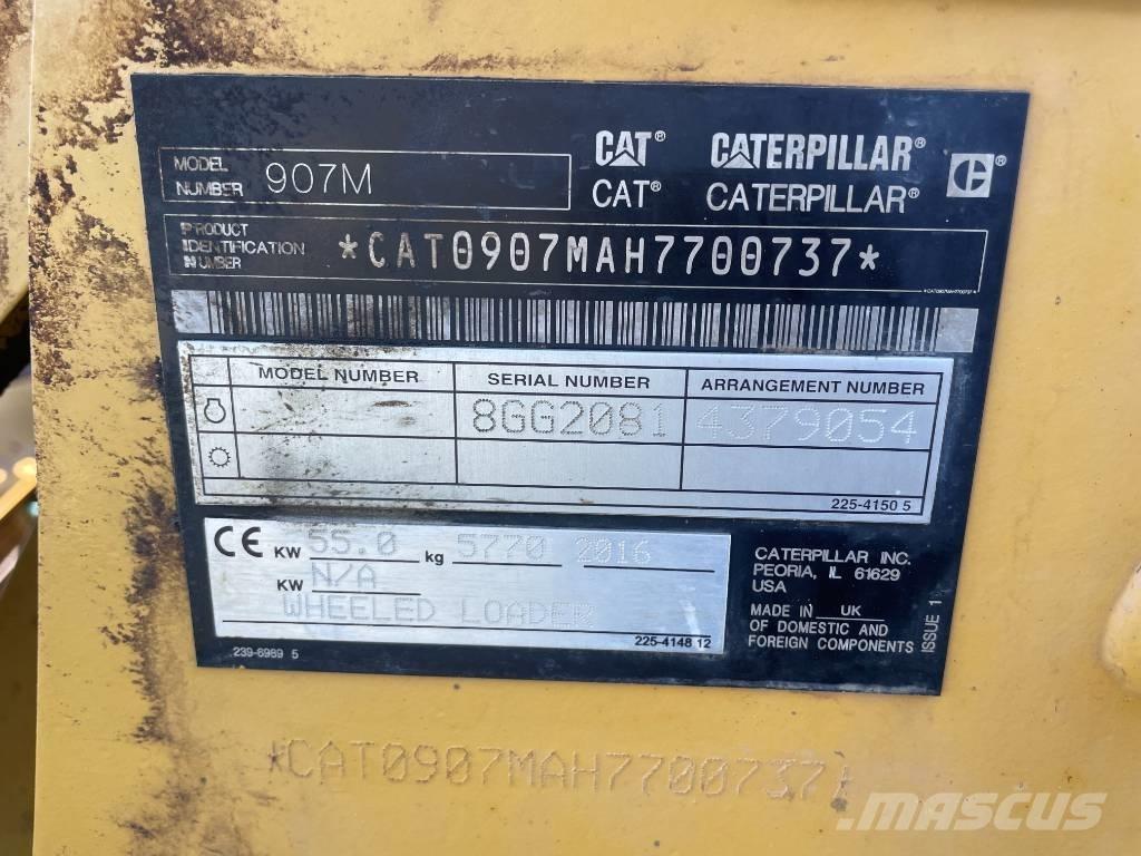 CAT 907 M Incarcator pe pneuri