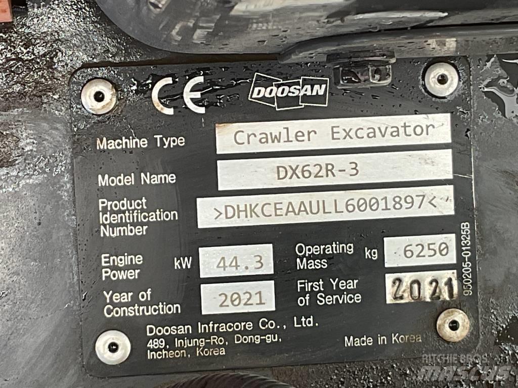 Doosan DX 62 R-3 Mini excavatoare < 7t
