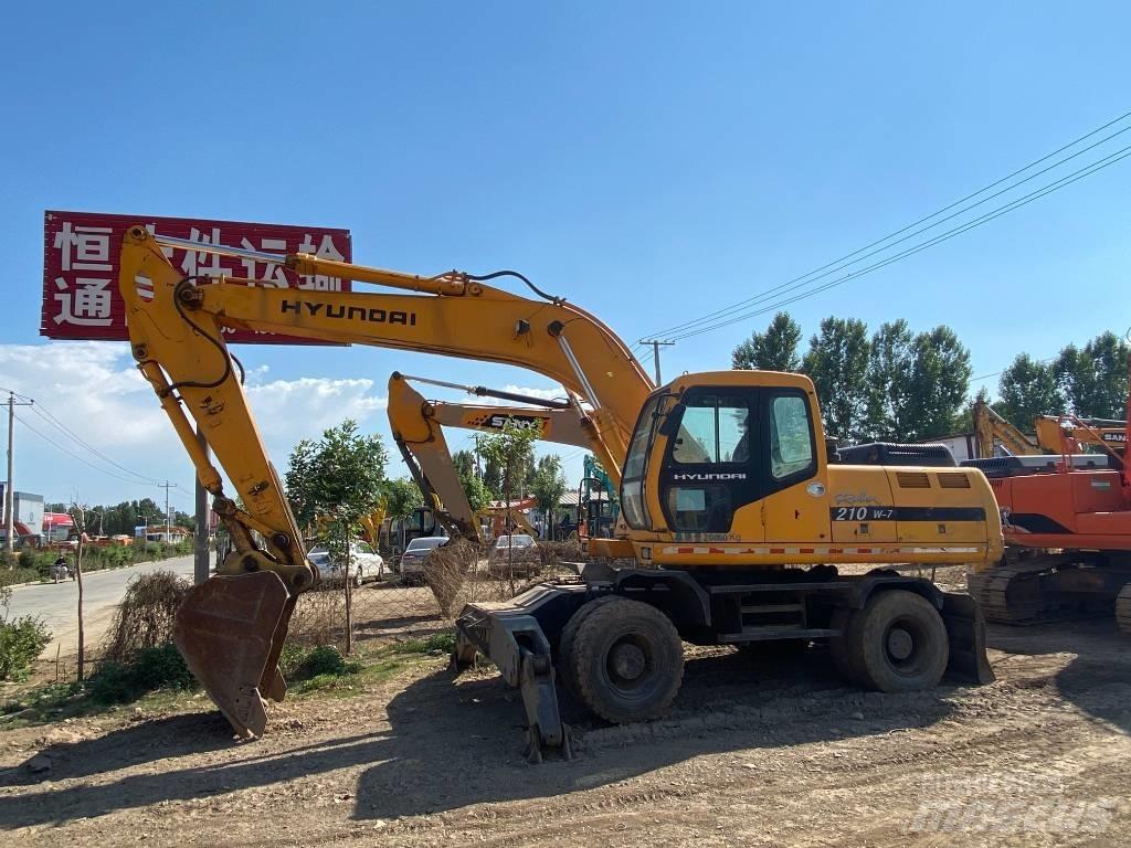 Hyundai 210w Excavatoare cu roti