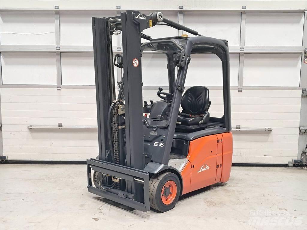 Linde E16C-01 Stivuitor electric