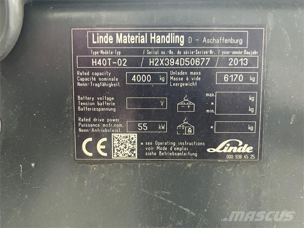 Linde H40T-02 Stivuitor GPL