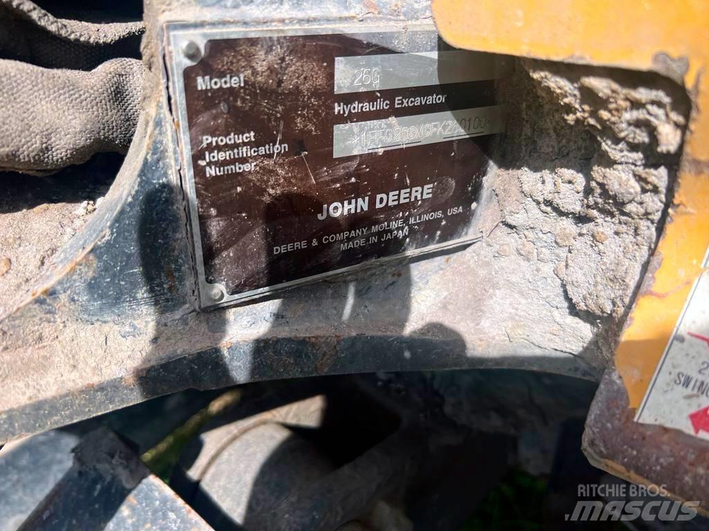 John Deere 26G Mini excavatoare < 7t