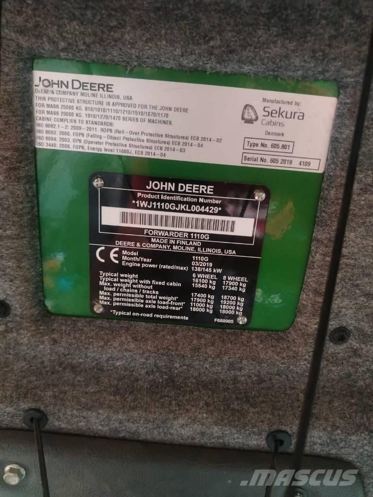 John Deere 1110 Transportoare