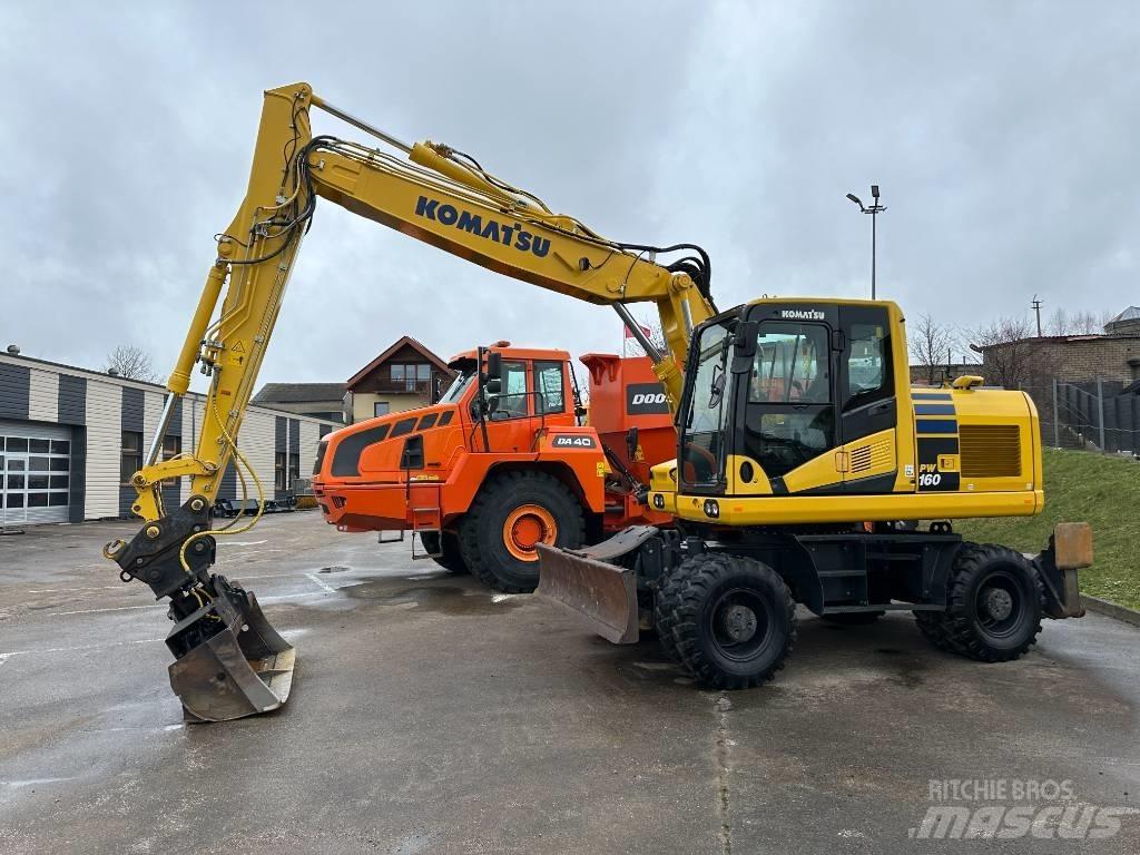 Komatsu PW160-11 Excavatoare cu roti