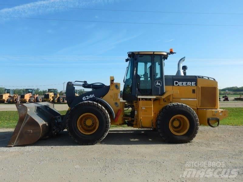 John Deere 624K Incarcator pe pneuri