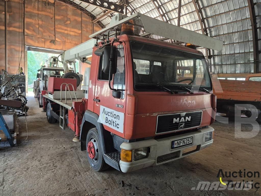 MAN 8.163 Platforme aeriene montate pe camion