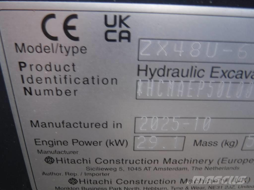 Hitachi ZX 48 U-6 Mini excavatoare < 7t