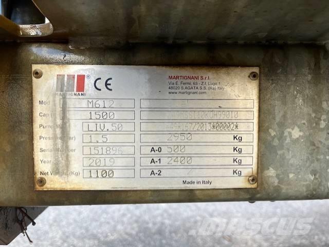  Martignani KWH M612 Pulverizatoare