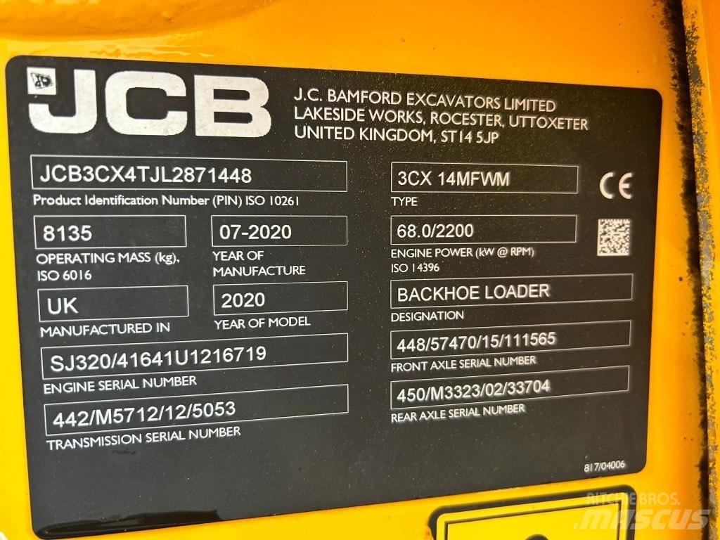 JCB 3CX Air Con Buldoexcavatoare