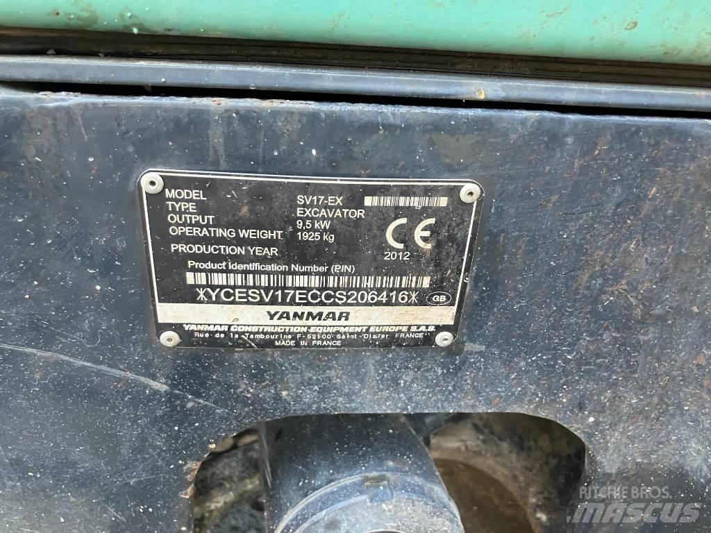 Yanmar SV 17 EX Mini excavatoare < 7t