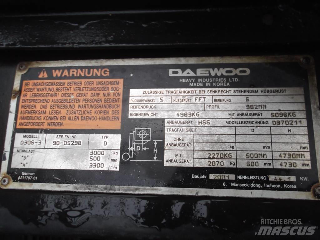 Daewoo D30S3 V-2372 Stivuitor diesel