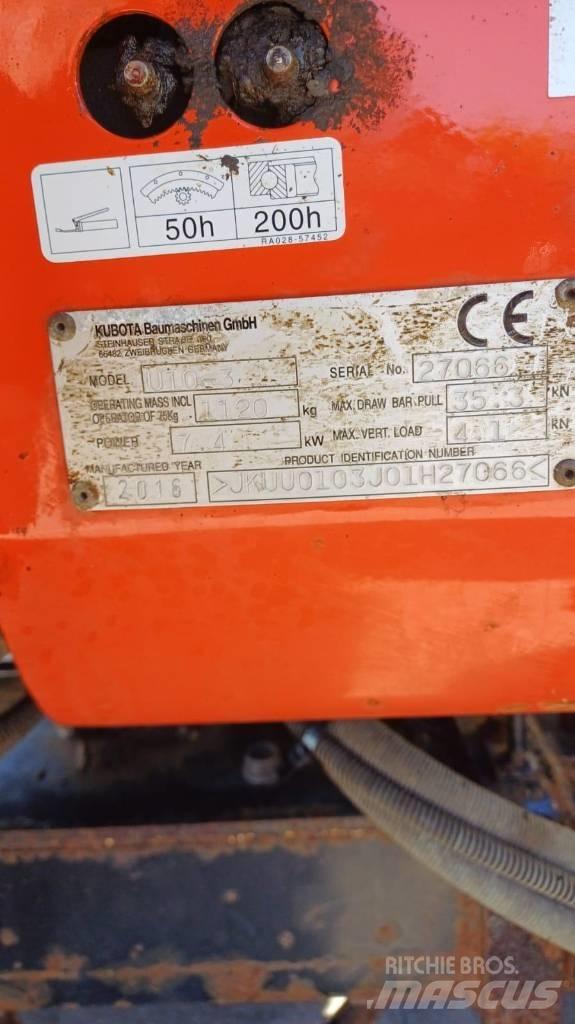 Kubota U10-3 Mini excavatoare < 7t