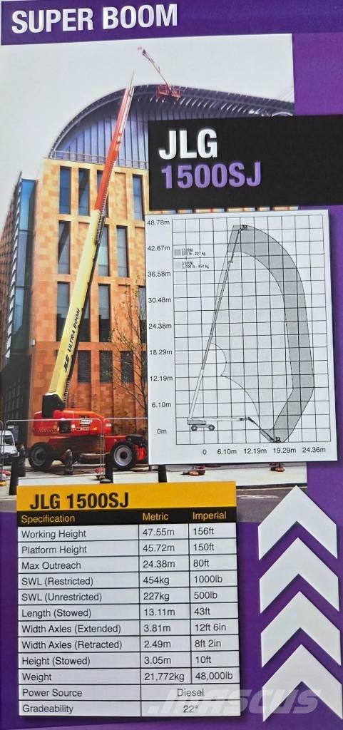 JLG 1500 SJ Nacele cu brat telescopic