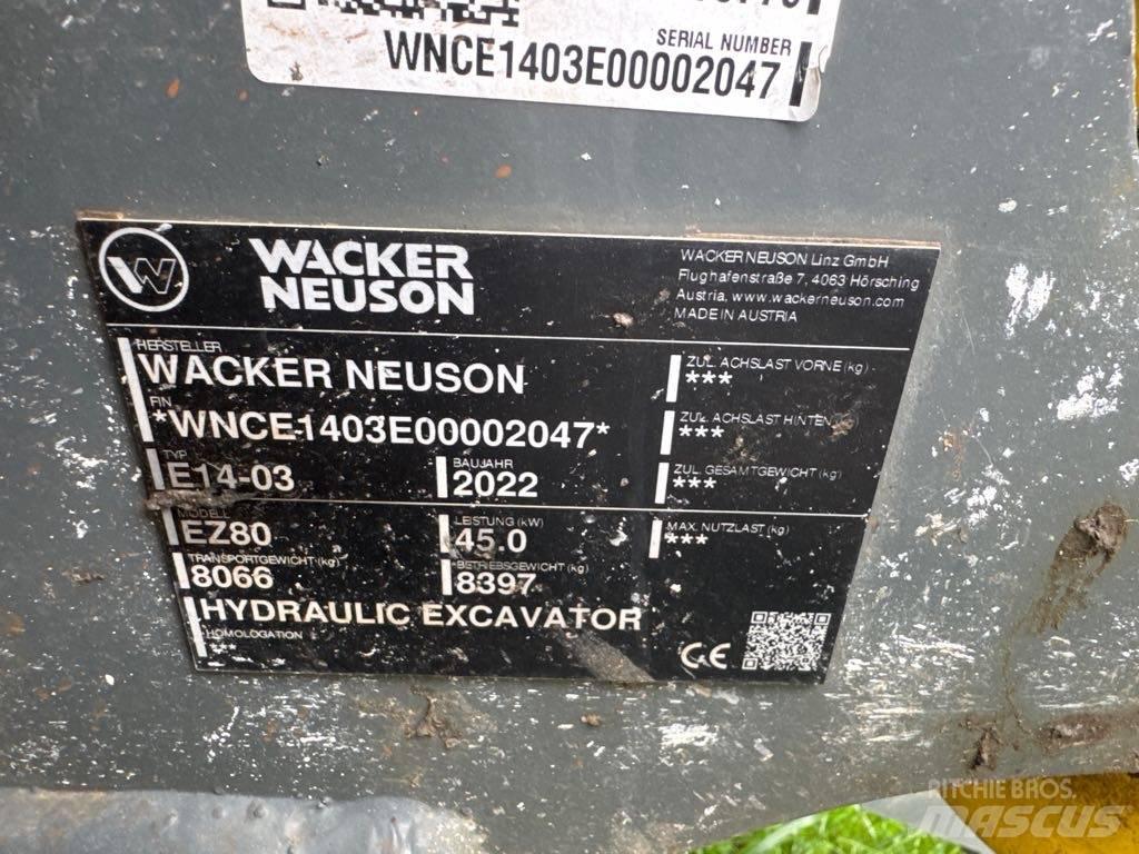 Wacker Neuson EZ80 Excavatoare pe șenile
