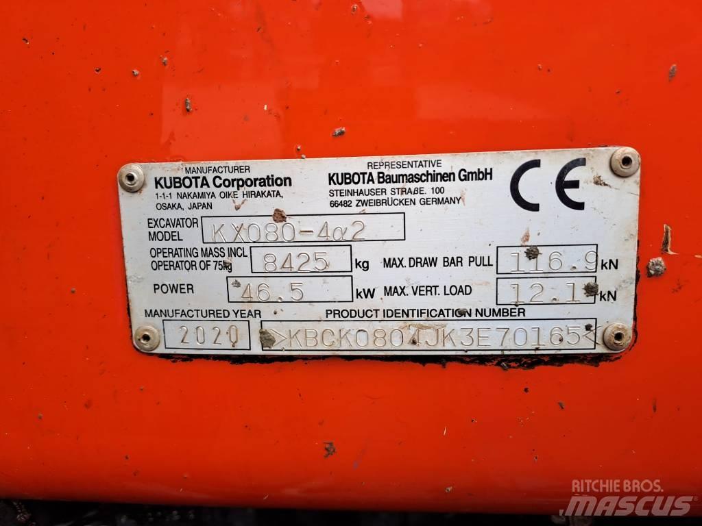 Kubota KX 080-4 Excavatoare 7t - 12t