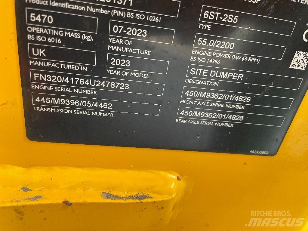 JCB 6 T Minitractor de teren