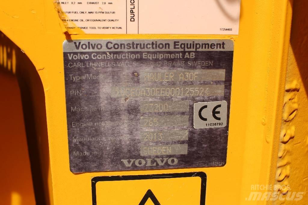 Volvo A 30 F Transportoare articulate